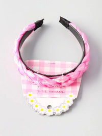 FASHION PINK PEARL SHIMMER HEADBAND