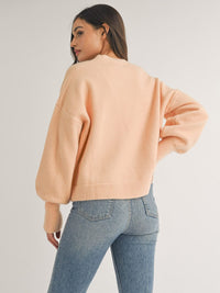 WOMEN'S LONG SLEEVE BUTTON UP CARDIGAN SWEATER