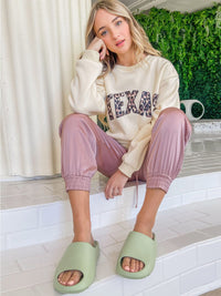 WOMEN'S SOLID CASUAL SLIDES