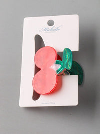 FASHION CHERRY HAIR CLAW CLIPS
