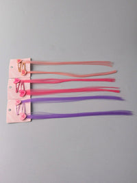 FASHION ASSORTED COLORS HEART TIC TAC HAIR CLIPS