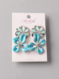 FASHION FLOWERS 2PC. SET EARRINGS