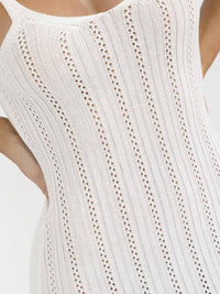 WOMEN'S SLEEVELESS BODYCON KNITTED MINI DRESS (Copy)