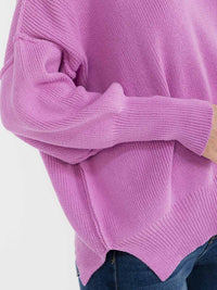 WOMEN'S LONG SLEEVE KNIT PULLOVER SWEATER