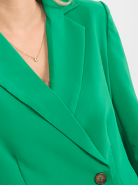 WOMEN'S LONG SLEEVE BUTTON CLOSURE BLAZER