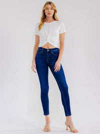 WOMEN'S SHORT SLEEVE FRONT KNOT TOP