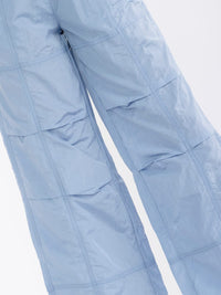 WOMEN'S ELASTIC WAIST POCKETS ADJUSTABLE LEG TRIM PANTS