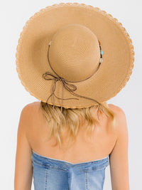 WOMEN'S MULTI SEA SHELLS SUN HAT