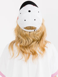 WOMEN'S ASSORTED COLORS ADJUSTABLE STRAP USA BASEBALL CAPS