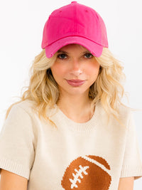 WOMEN'S ADJUSTABLE STRAP DISTRESS TRUCKER CAPS