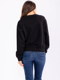 WOMEN'S LONG SLEEVE GAME DAY SEQUINS GRAPHIC PULLOVER SWEATERS