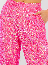 WOMEN'S ELASTIC WAIST SEQUINS MINI SHORTS (Copy)