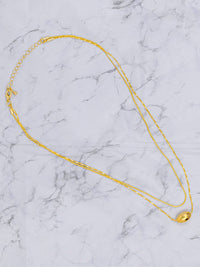 FASHION GOLD DOUBLE NECKLACE