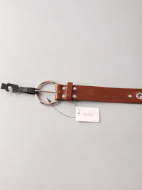 FASHION ROUND BUCKLE WAIST BELT