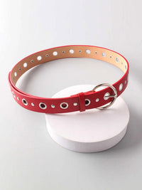 FASHION ROUND BUCKLE WAIST BELT
