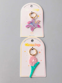 WHERE YOU GO YOUR CHARM GOES! FASHION ASSORTED FLOWERS PENDANT CHARMS