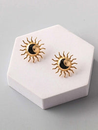 FASHION ASSORTED COLORS SUN EARRINGS