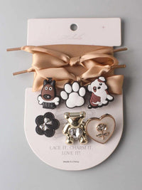 SATIN SHOE LACES WITH CHARMS LACE IT-CHARM IT-LOVE IT!
