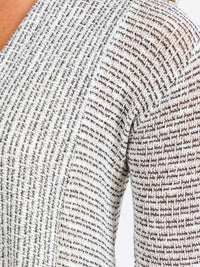 WOMEN'S LONG SLEEVE OPEN FRONT DETAILED POCKETS CARDIGAN