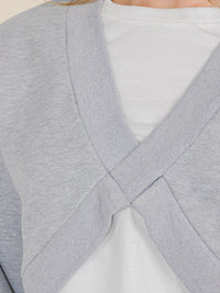 WOMEN'S LONG SLEEVE COLORBLOCK BLOUSE