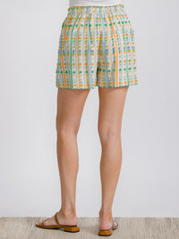 WOMEN'S ELASTIC WAIST MULTI MINI SHORTS