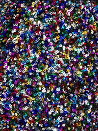 PLUS SIZE ZIP UP SEQUINS MINI SKIRT