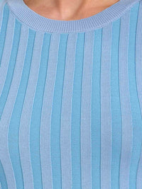 WOMEN'S SHORT SLEEVE RIBBED TOP