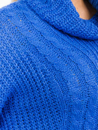 PLUS SIZE LONG SLEEVES PULLOVER TURTLE NECK SWEATER