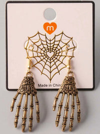 FASHION SKELETON HANDS WASHED EARRINGS