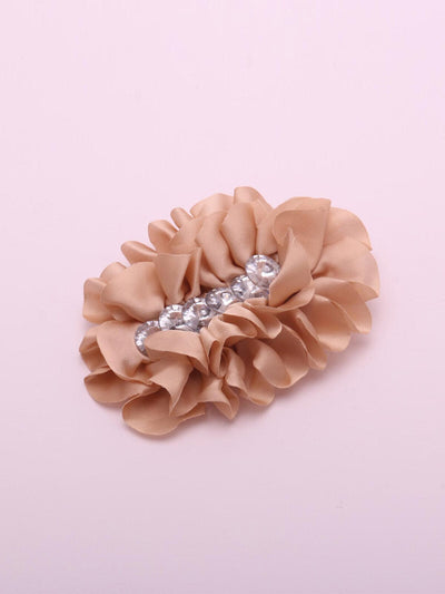 WOMEN'S RUFFLE ASSORTED COLORS HAIR CLIPS