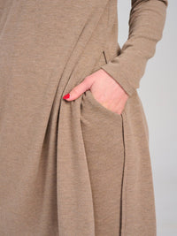WOMEN'S LONG SLEEVE TOP & ELASTIC WAIST PANTS SOLID 2PC. SET