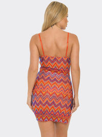 WOMEN'S SLEEVELESS V-NECK BODYCON STUDS MINI DRESS
