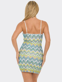 WOMEN'S SLEEVELESS V-NECK BODYCON STUDS MINI DRESS