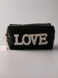 WOMEN'S GRAPHIC LOVE COSMETIC BAG