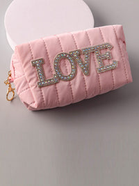WOMEN'S GRAPHIC LOVE COSMETIC BAG