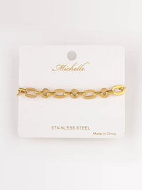 FASHION STAINLESS STEEL CHAIN BRACELET
