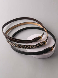 FASHION ASSORTED COLORS BUCKLE WAIST BELT