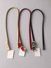 FASHION ASSORTED COLORS SMALL BOW BUCKLE WAIST BELT