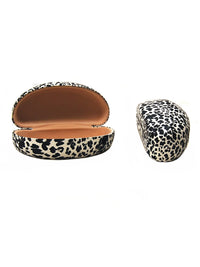FASHION WHITE & BLACK ANIMAL PRINT GLASSES CASES