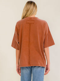 WOMEN'S SHORT SLEEVE COWGIRL GRAPHIC TOP