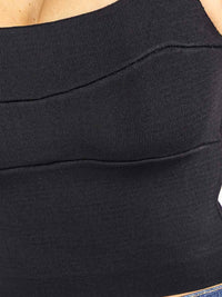 WOMEN'S SLEEVELESS SQUARE NECK BANDAGE TANK TOP