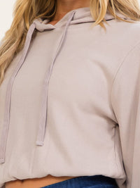 WOMEN'S LONG SLEEVE HOODED PULLOVER SWEATER