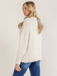 WOMEN'S LONG SLEEVE BUTTON UP FRONT POCKETS DETAILED CARDIGAN