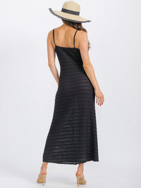 WOMEN'S SLEEVELESS BODYCON KNIT MAXI DRESS