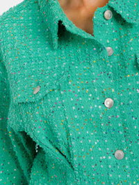 WOMEN'S LONG SLEEVE BUTTON UP FRONT POCKETS TWILL ROMPER