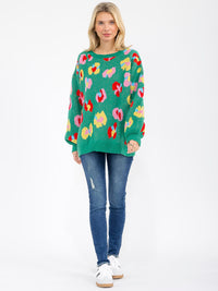 WOMEN'S LONG MULTI PULLOVER SWEATER