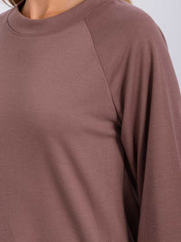 WOMEN'S 3/4 SLEEVES SOLID TOP