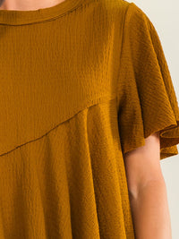ENTRO WOMEN'S SHORT SLEEVE TUNIC PEPLUM BLOUSE