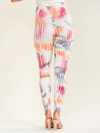 WOMEN'S ELASTIC WAIST RIBBED SKINNY LEG LEGGINGS