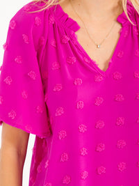 WOMEN'S SHORT SLEEVE SOLID TOP (Copy)